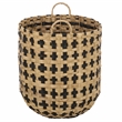 Safavieh Richy Set Of 2 Metal Baskets in Natural / Black
