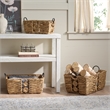 Safavieh Dirk Set Of 3 Metal Baskets in Natural