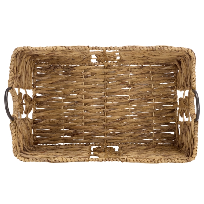 Safavieh Dirk Set Of 3 Metal Baskets in Natural