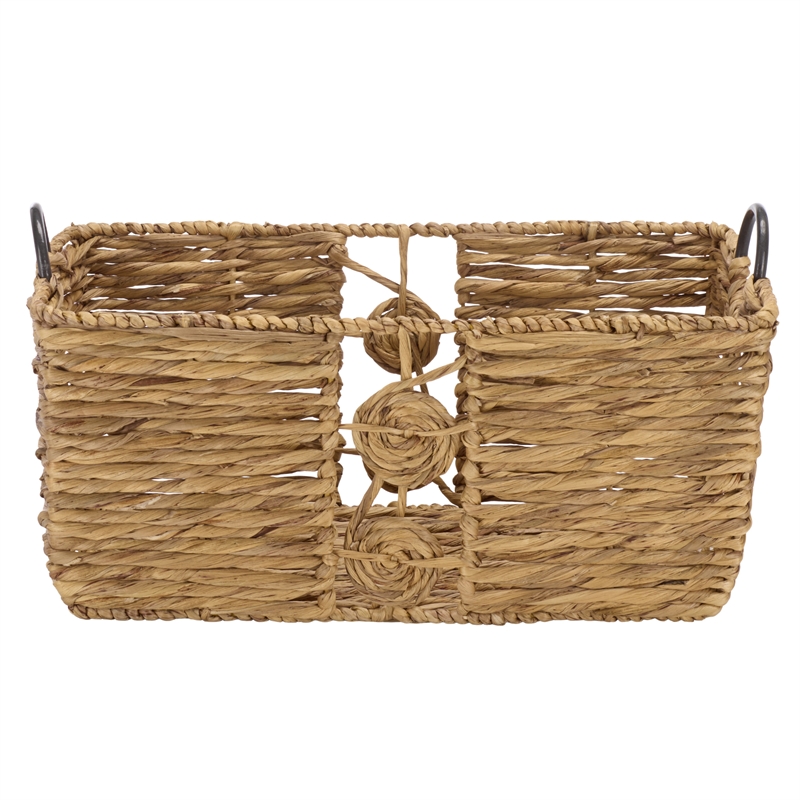 Safavieh Dirk Set Of 3 Metal Baskets in Natural