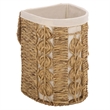 Safavieh Novik Set Of 2 Metal and Linen Baskets in Natural