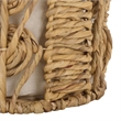 Safavieh Novik Set Of 2 Metal and Linen Baskets in Natural
