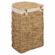 Safavieh Novik Set Of 2 Metal and Linen Baskets in Natural