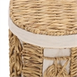Safavieh Novik Set Of 2 Metal and Linen Baskets in Natural