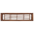 Safavieh Julep Large Wood Plant Stand Console in Natural / Brown
