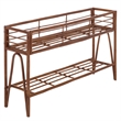 Safavieh Julep Large Wood Plant Stand Console in Natural / Brown