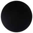 Safavieh Bahaus Round Wood Accent Table in Black