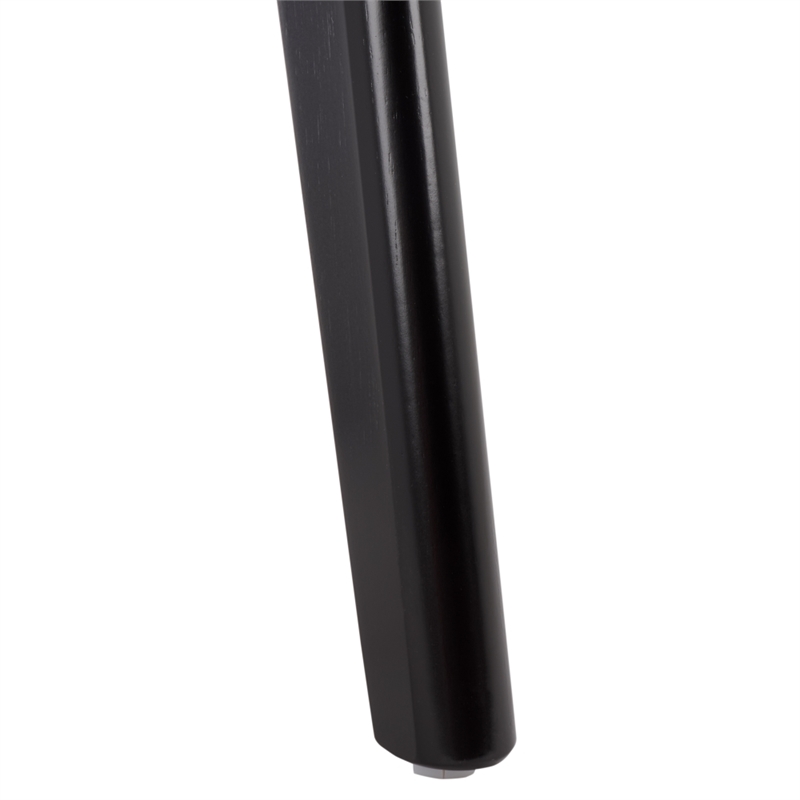 Safavieh Bahaus Round Wood Accent Table in Black