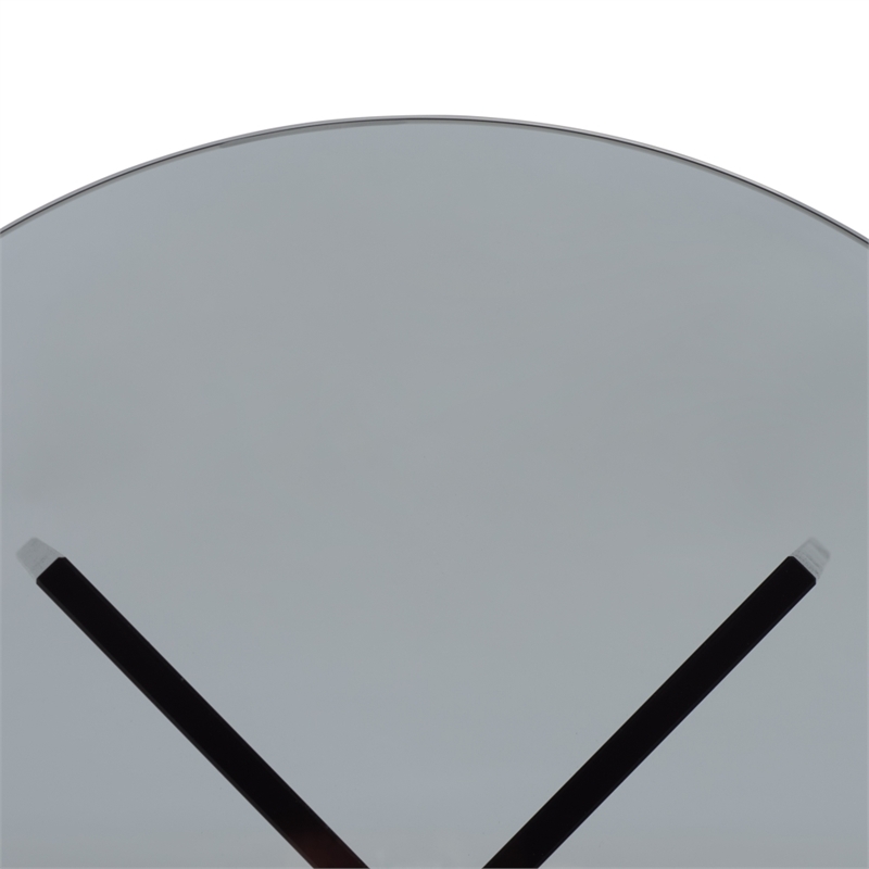 Safavieh Latika Tinted Glass Accent Table in Gray