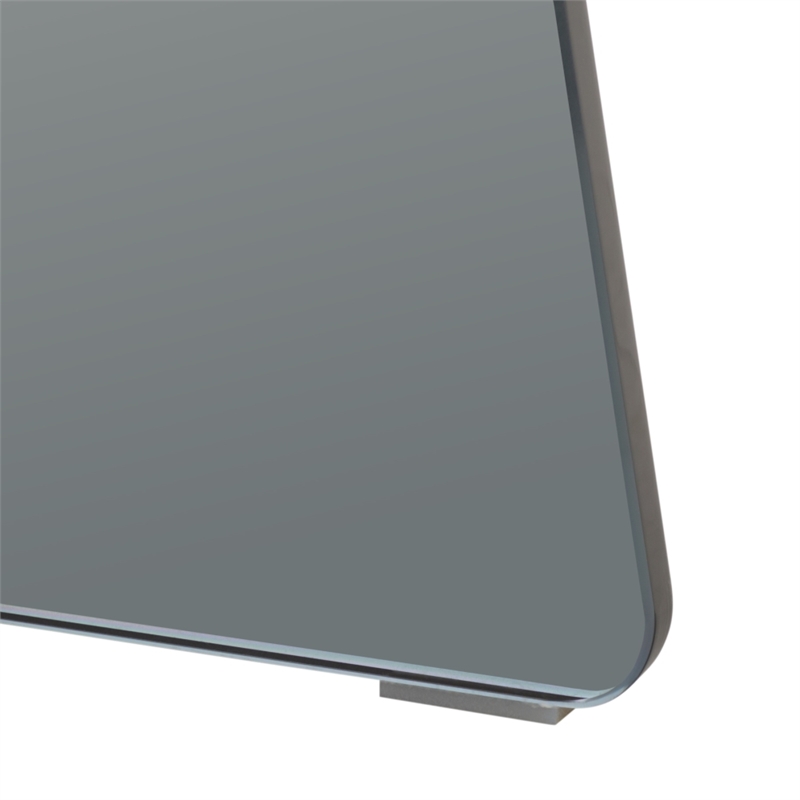 Safavieh Latika Tinted Glass Accent Table in Gray