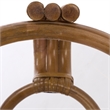 Safavieh Bilian Round Rattan Accent Table in Brown