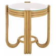 Safavieh Bilian Round Rattan Accent Table in Natural