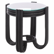 Safavieh Bilian Round Rattan Accent Table in Black
