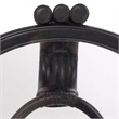 Safavieh Bilian Round Rattan Accent Table in Black