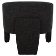 Safavieh Lahela Wood Accent Chair in Black