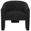 Safavieh Lahela Wood Accent Chair in Black