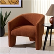 Safavieh Lahela Wood Accent Chair in Terracotta