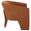 Safavieh Lahela Wood Accent Chair in Terracotta