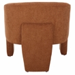 Safavieh Lahela Wood Accent Chair in Terracotta
