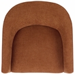 Safavieh Lahela Wood Accent Chair in Terracotta