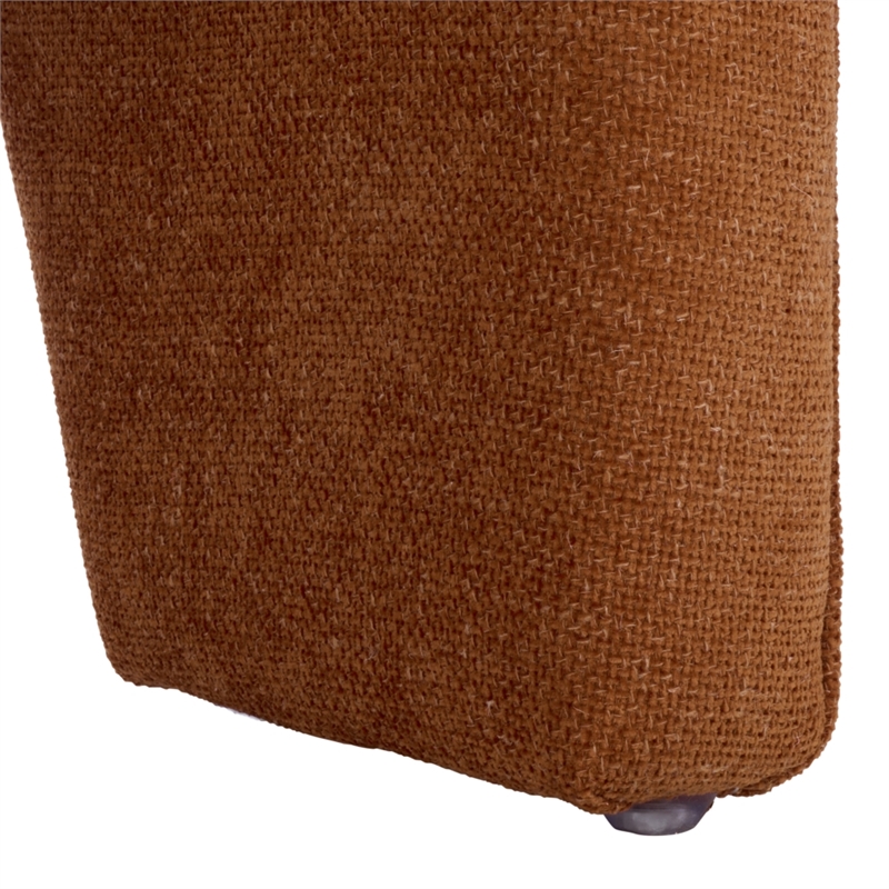 Safavieh Lahela Wood Accent Chair in Terracotta