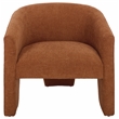 Safavieh Lahela Wood Accent Chair in Terracotta