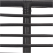 Safavieh Valeriya Woven Rattan Arm Chair in Black