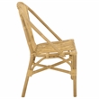 Safavieh Oksana Woven Rattan Arm Chair in Natural