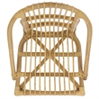 Safavieh Oksana Woven Rattan Arm Chair in Natural