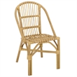 Safavieh Oksana Woven Rattan Arm Chair in Natural