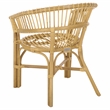 Safavieh Varvara Woven Rattan Arm Chair in Natural