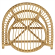 Safavieh Varvara Woven Rattan Arm Chair in Natural