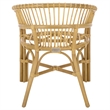 Safavieh Varvara Woven Rattan Arm Chair in Natural