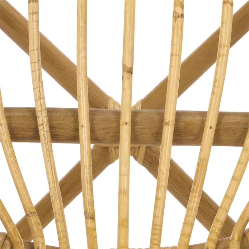 Safavieh Varvara Woven Rattan Arm Chair in Natural