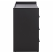 Safavieh Mishi 3 Drawer Wood Chest in Black