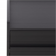 Safavieh Mishi 3 Drawer Wood Chest in Black