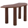 Safavieh Omoni Wood Console Table in Walnut