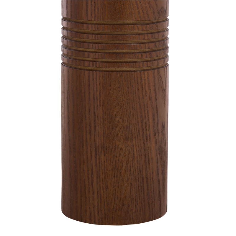 Safavieh Omoni Wood Console Table in Walnut