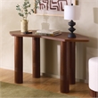 Safavieh Omoni Wood Console Table in Walnut