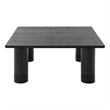 Safavieh Aramin Wood Coffee Table in Black