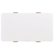 Safavieh Hilsa Wood and Metal Coffee Table in White / Gold