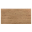 Safavieh Masa 1 Shelf Wood Coffee Table  in Oak