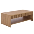 Safavieh Masa 1 Shelf Wood Coffee Table  in Oak