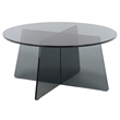 Safavieh Latika Tinted Glass Coffee Table in Gray