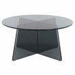 Safavieh Latika Tinted Glass Coffee Table in Gray