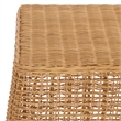 Safavieh Jilliette Rattan and Iron Console Table in Natural
