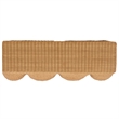 Safavieh Jilliette Rattan and Iron Console Table in Natural