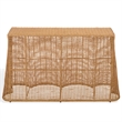 Safavieh Jilliette Rattan and Iron Console Table in Natural