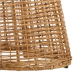 Safavieh Jilliette Rattan and Iron Console Table in Natural