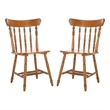 Safavieh Coralyn Wood Dining Chairs in Brown